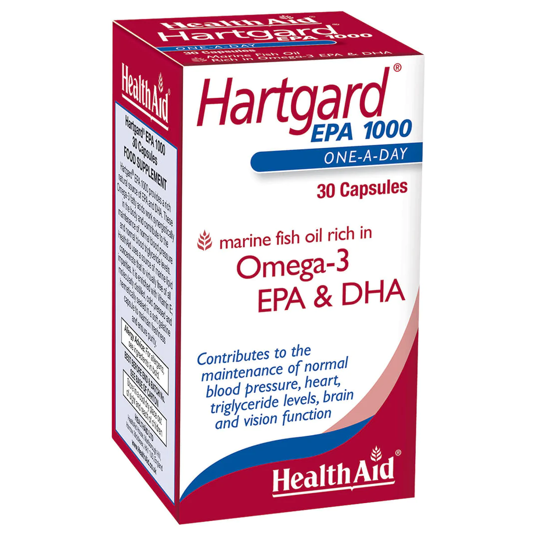 HEALTHAID fatty acid capsules hartgard 1000mg  30